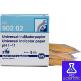Universal indicator paper pH 1–11, reel, refill pack