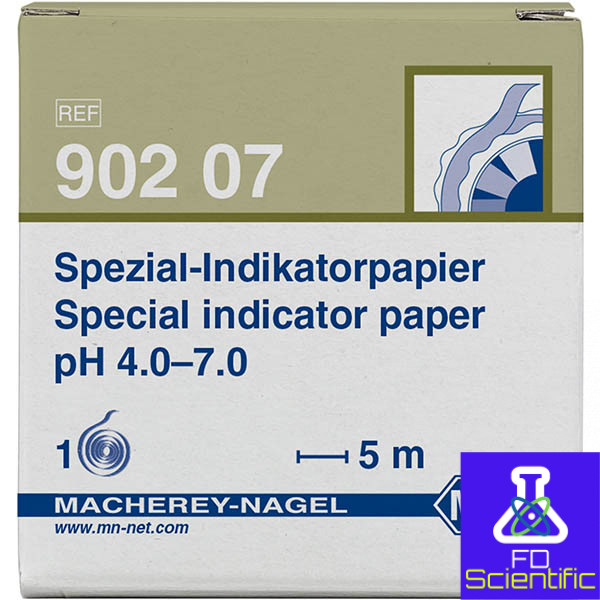 Special indicator paper pH 4.0–7.0, reel