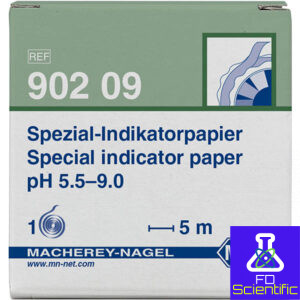 Special indicator paper pH 5.5–9.0, reel