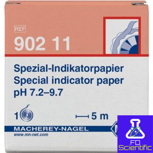 Special indicator paper pH 7.2–9.7, reel