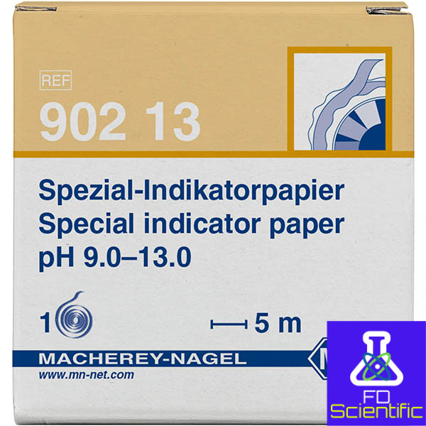 Special indicator paper pH 9.0–13.0, reel