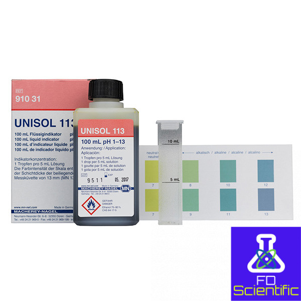 Colorimetric reagents UNISOL 113 for pH 1‑13