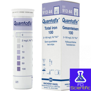Semi-quantitative test strips QUANTOFIX Total iron 100