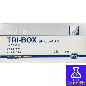 Special indicator paper TRI–BOX pH 0.5–13.0
