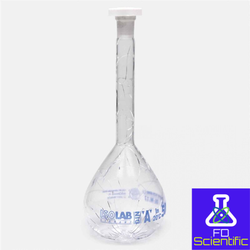 COATED VOLUMETRIC FLASKS - glass - class A - conformity certified