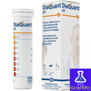 Semi-quantitative test strips DiaQuant pH 3.6−6.1