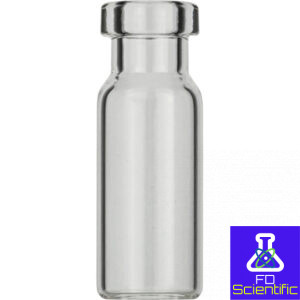 Crimp neck vial, N 11, 11.6x32.0 mm, 1.5 mL, flat bottom, clear