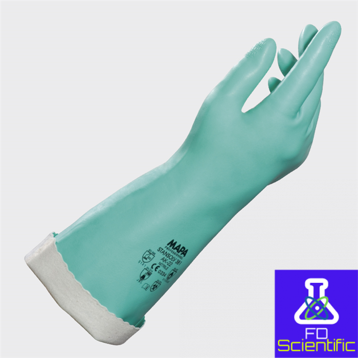 Excellent fit and flexible texture offers full dexterity and comfort during use. Cotton flock liner inside the glove absorbs moisture and prevents sweating during use. Slightly textured fingers and palm guarantees excellent grip.