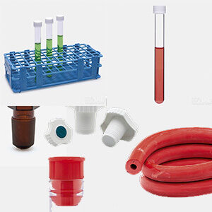 Test tubes, Racks, Hoses & Stopper